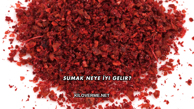 Sumak Neye İyi Gelir?