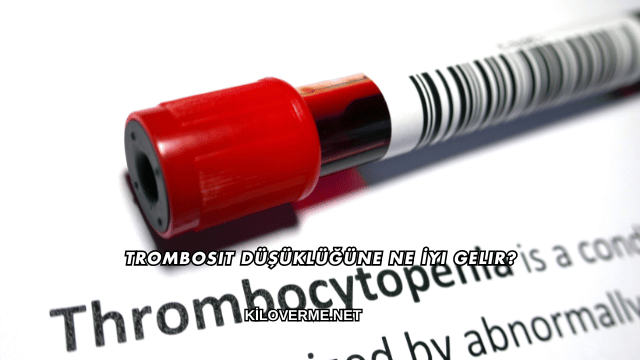 Trombosit Düşüklüğüne Ne İyi Gelir?