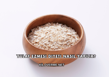 Yulaf Ezmesi Diyeti Nasıl Yapılır?