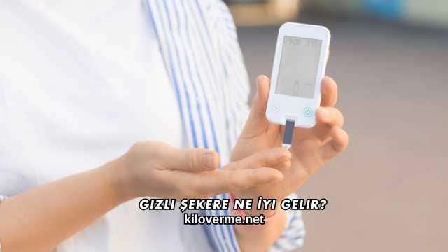Gizli Şekere Ne İyi Gelir?