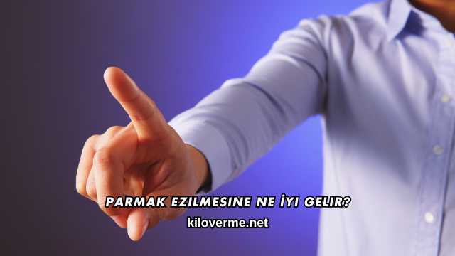 Parmak Ezilmesine Ne İyi Gelir?
