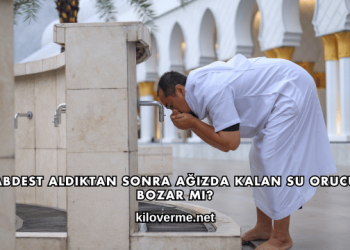 Abdest Aldıktan Sonra Ağızda Kalan Su Orucu Bozar mı?