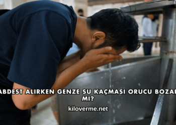 Abdest Alırken Genze Su Kaçması Orucu Bozar mı?
