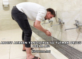 Abdest Alırken Yanlışlıkla Su Yutmak Orucu Bozar mı?