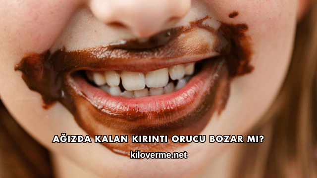 Ağızda Kalan Kırıntı Orucu Bozar mı?