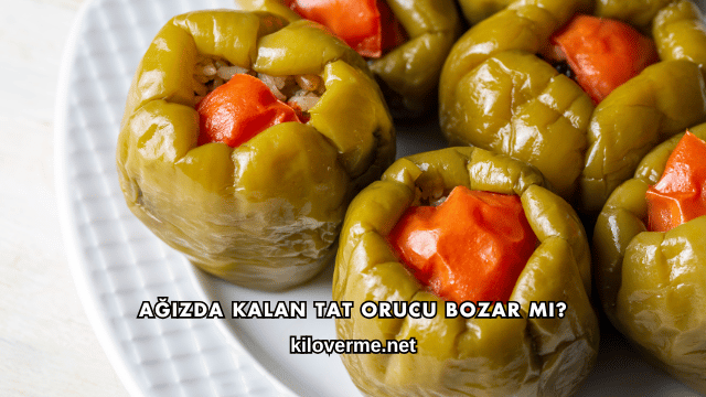 Ağızda Kalan Tat Orucu Bozar mı?