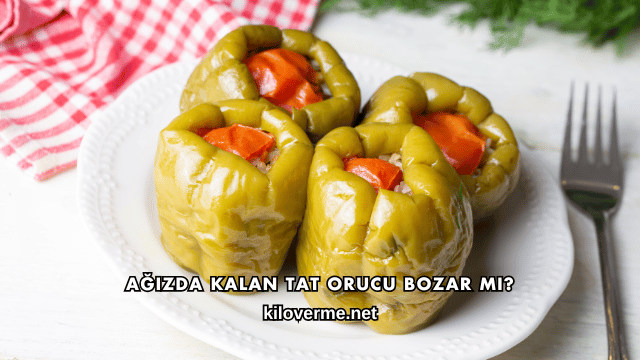 Ağızda Kalan Tat Orucu Bozar mı?