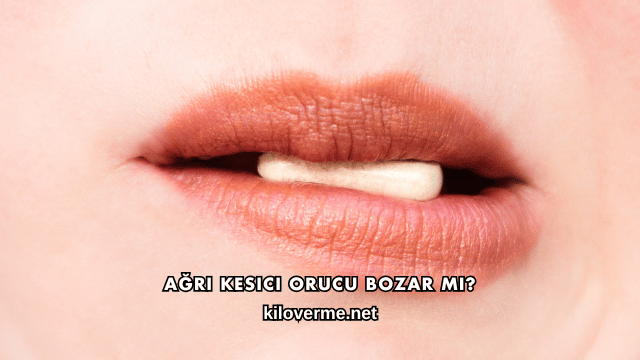 Ağrı Kesici Orucu Bozar mı?