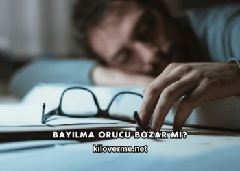 Bayılma Orucu Bozar mı?