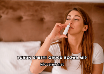 Burun Spreyi Orucu Bozar mı?