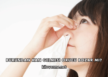 Burundan Kan Gelmesi Orucu Bozar mı