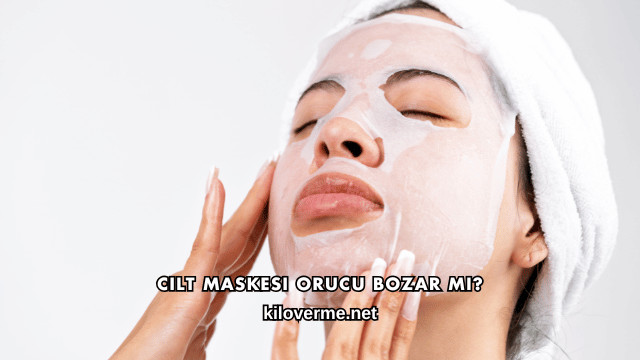 Cilt Maskesi Orucu Bozar mı?
