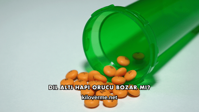 Dil Altı Hapı Orucu Bozar mı?