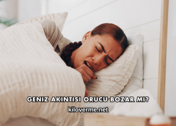 Geniz Akıntısı Orucu Bozar mı?