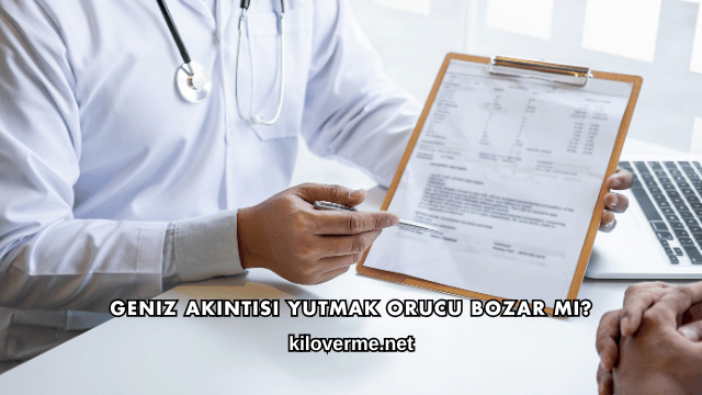 Geniz Akıntısı Yutmak Orucu Bozar mı?