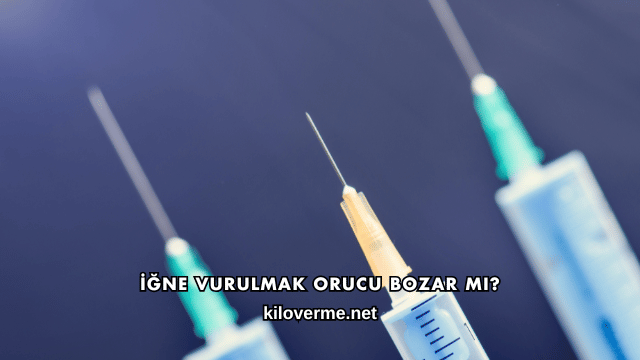 İğne Vurulmak Orucu Bozar mı?