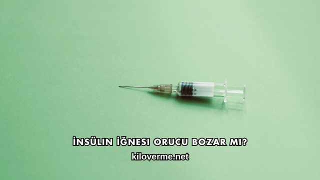 İnsülin İğnesi Orucu Bozar mı?