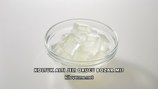 Koltuk Altı Jeli Orucu Bozar mı?