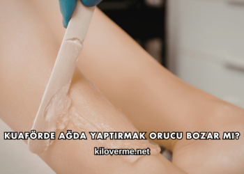 Kuaförde Ağda Yaptırmak Orucu Bozar mı?