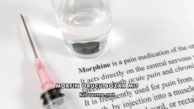 Morfin Orucu Bozar mı?