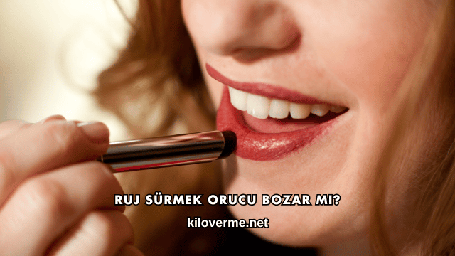 Ruj Sürmek Orucu Bozar mı?