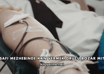 Şafi Mezhebinde Kan Vermek Orucu Bozar mı?