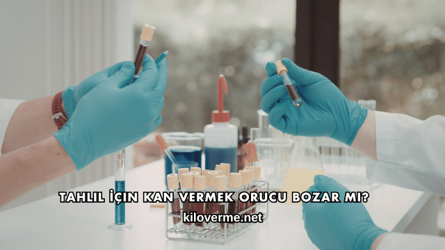 Tahlil İçin Kan Vermek Orucu Bozar mı?