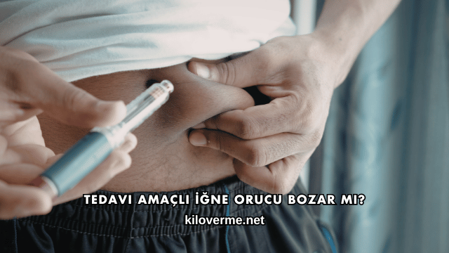 Tedavi Amaçlı İğne Orucu Bozar mı?