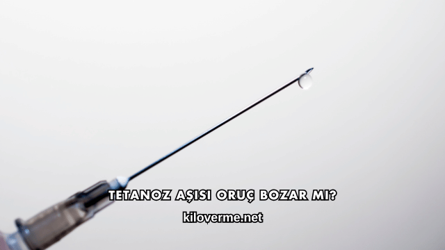 Tetanoz Aşısı Oruç Bozar mı?